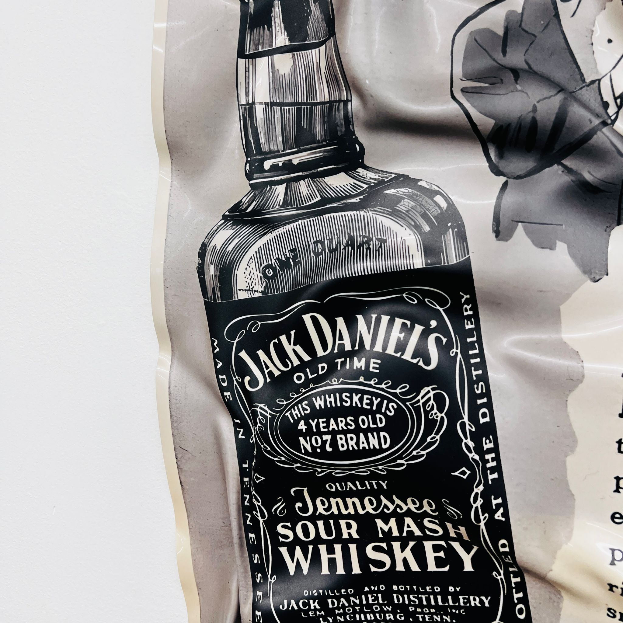 Sculpture Murale - Jack Daniels