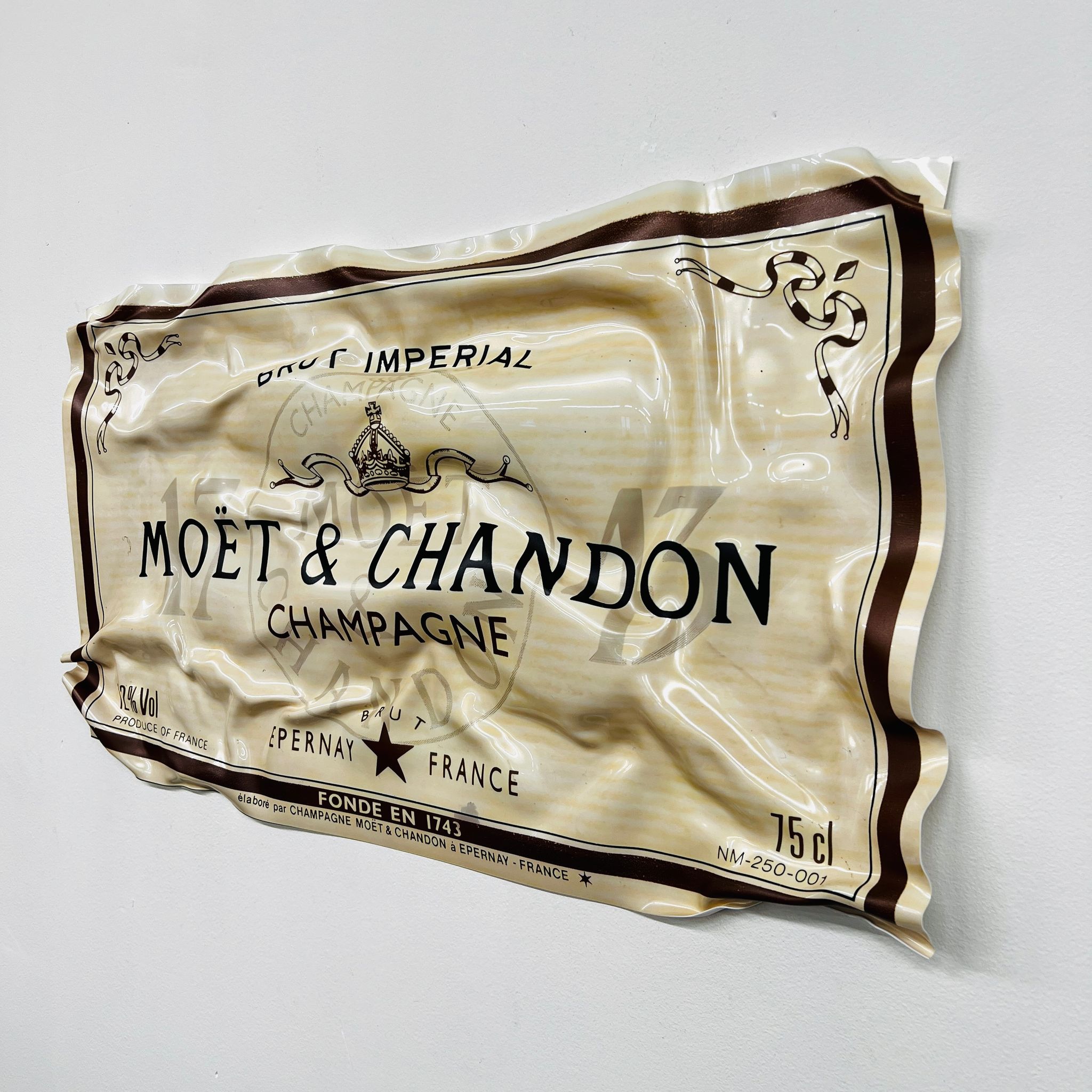 Tableau froissé - Moët et Chandon