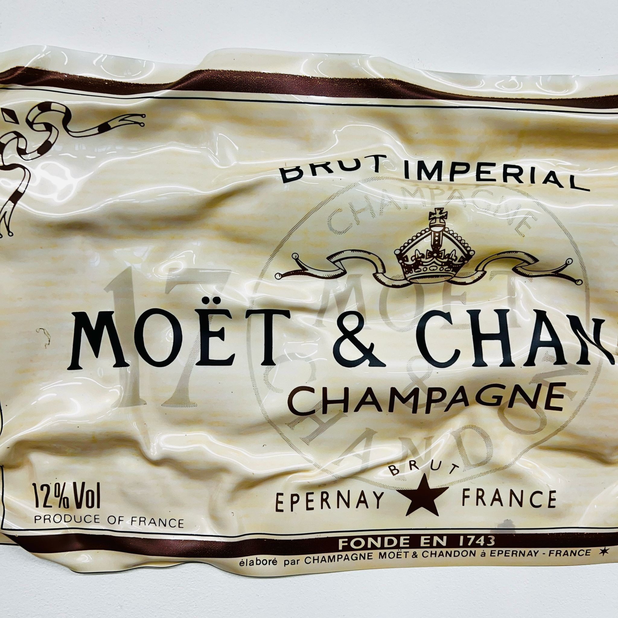 Tableau froissé - Moët et Chandon