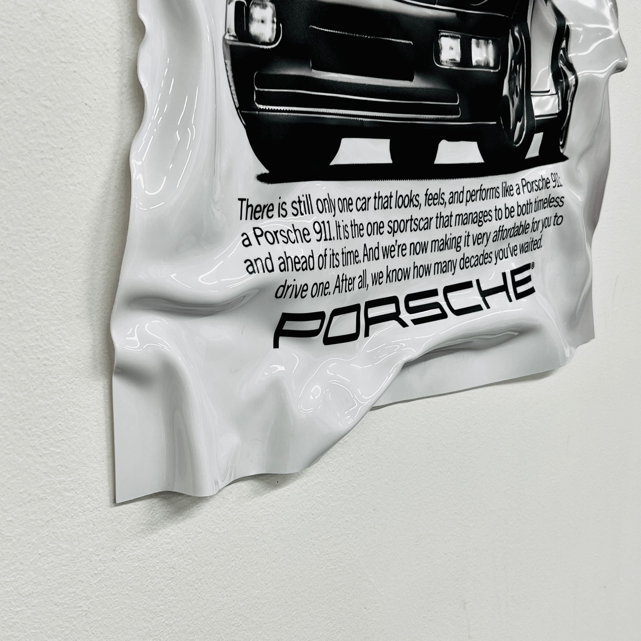 Tableau froissé - Porsche