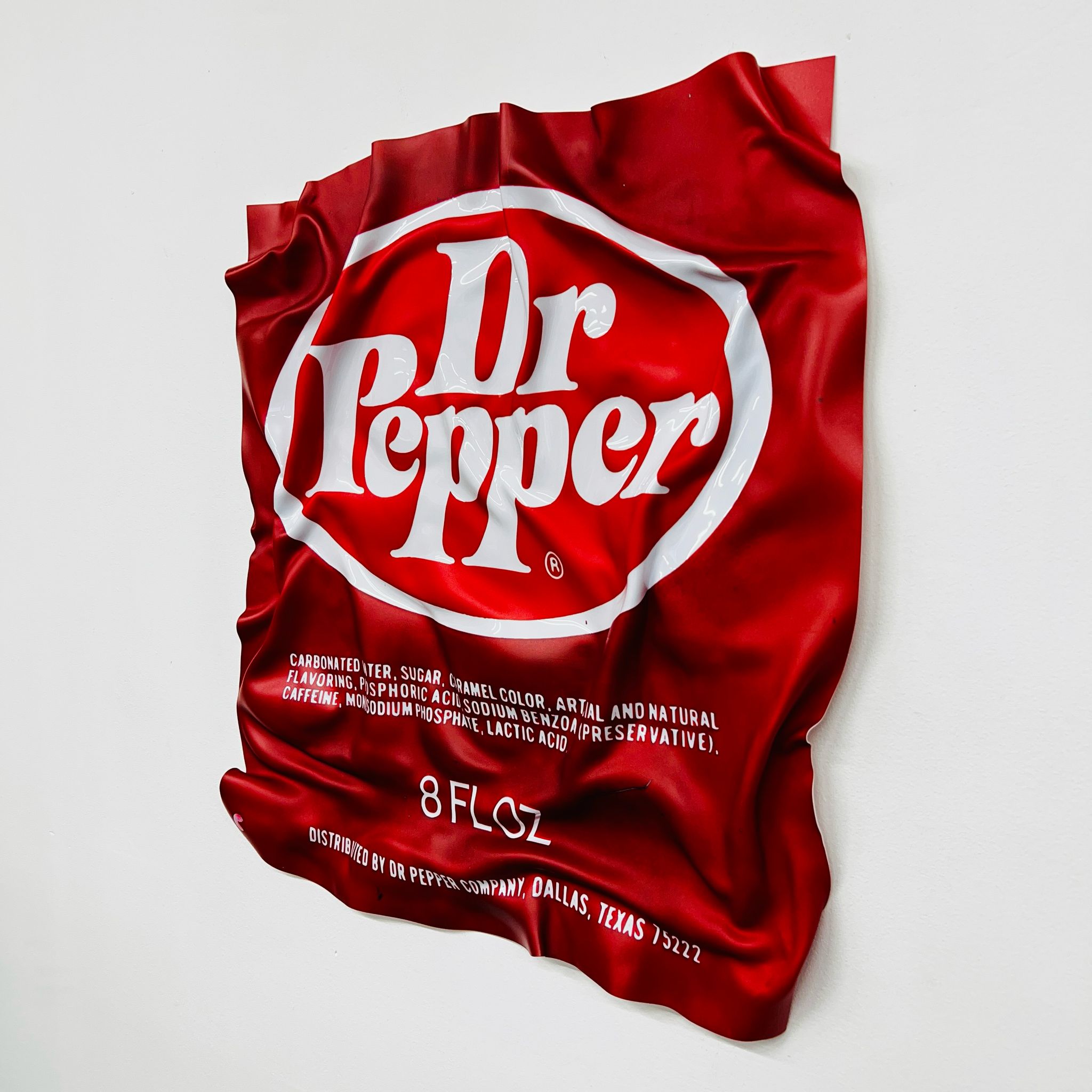 Tableau froissé - Dr Pepper