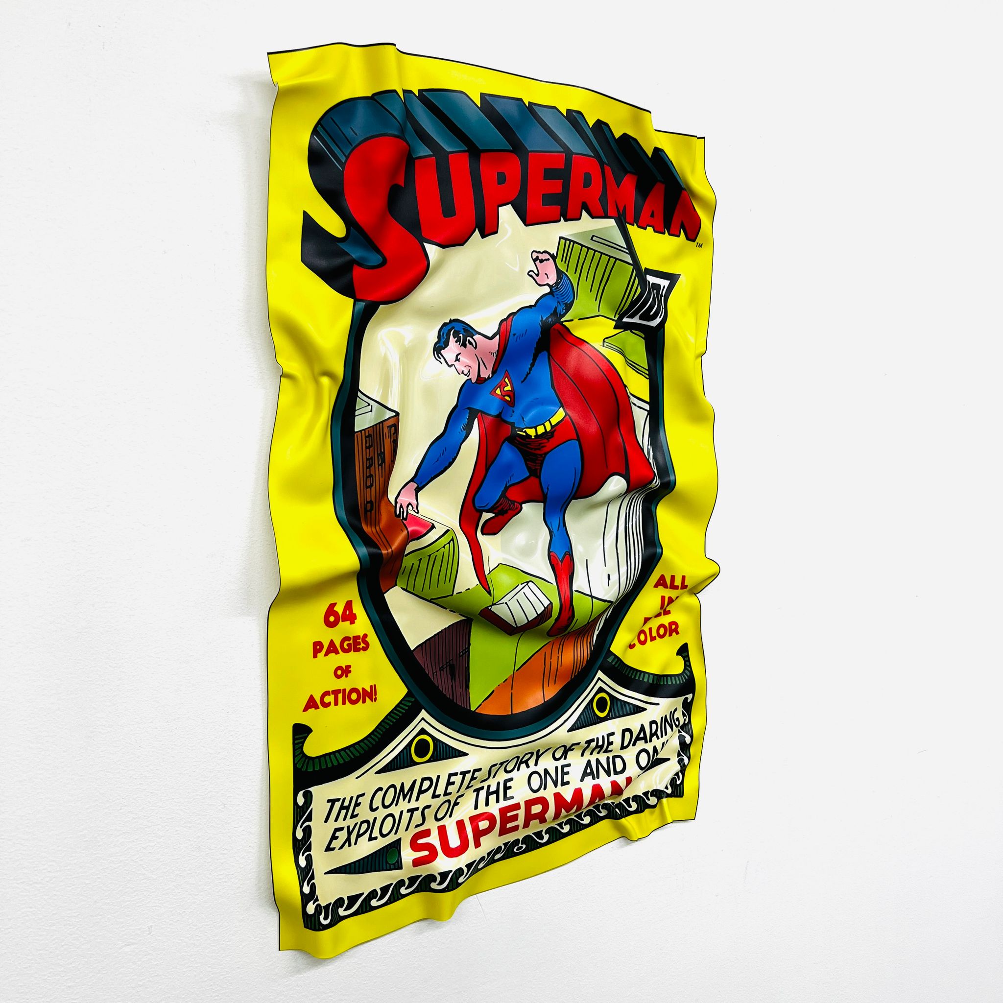 Sculpture Murale - Superman Cover