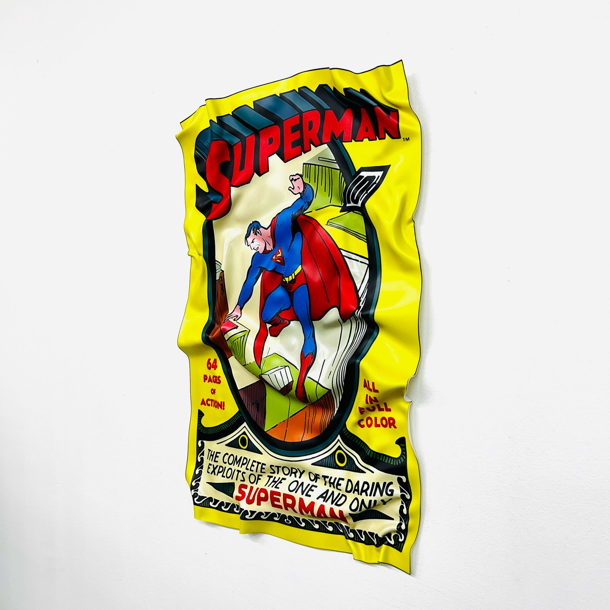 Sculpture Murale - Superman Cover