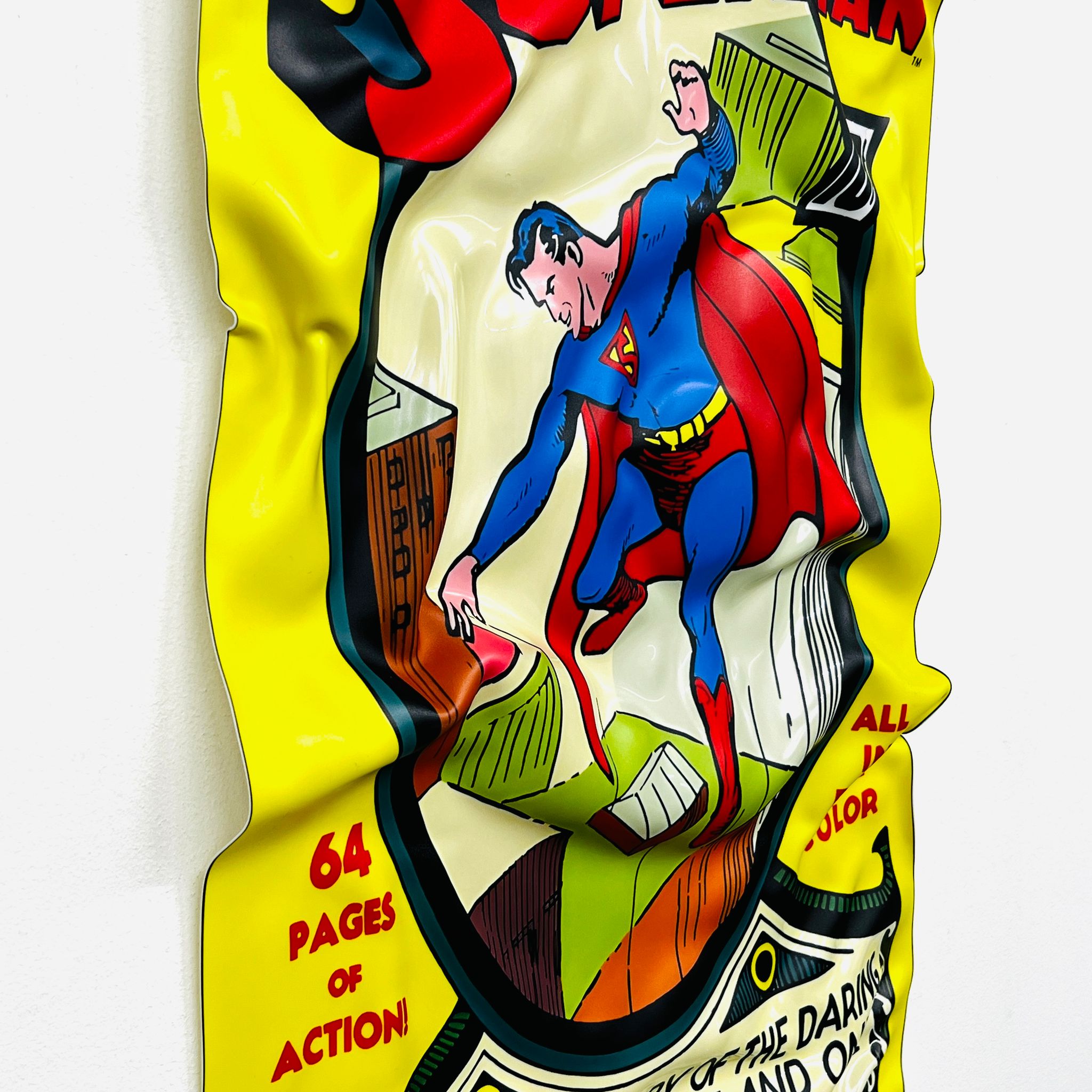 Sculpture Murale - Superman Cover