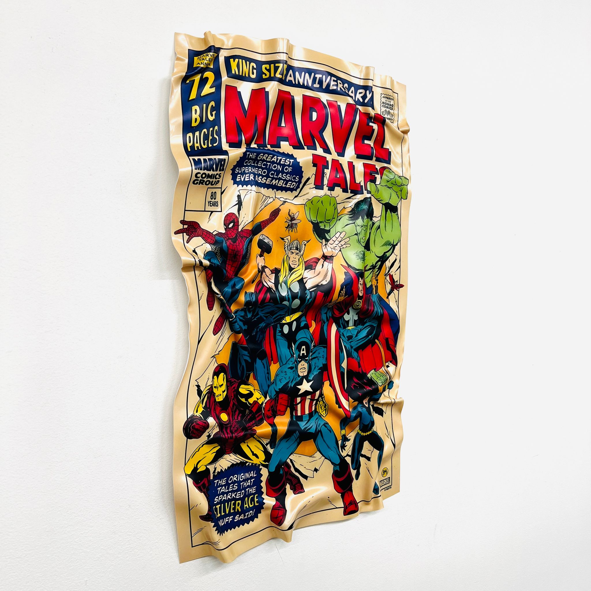 Tableau froissé - Marvel Cover