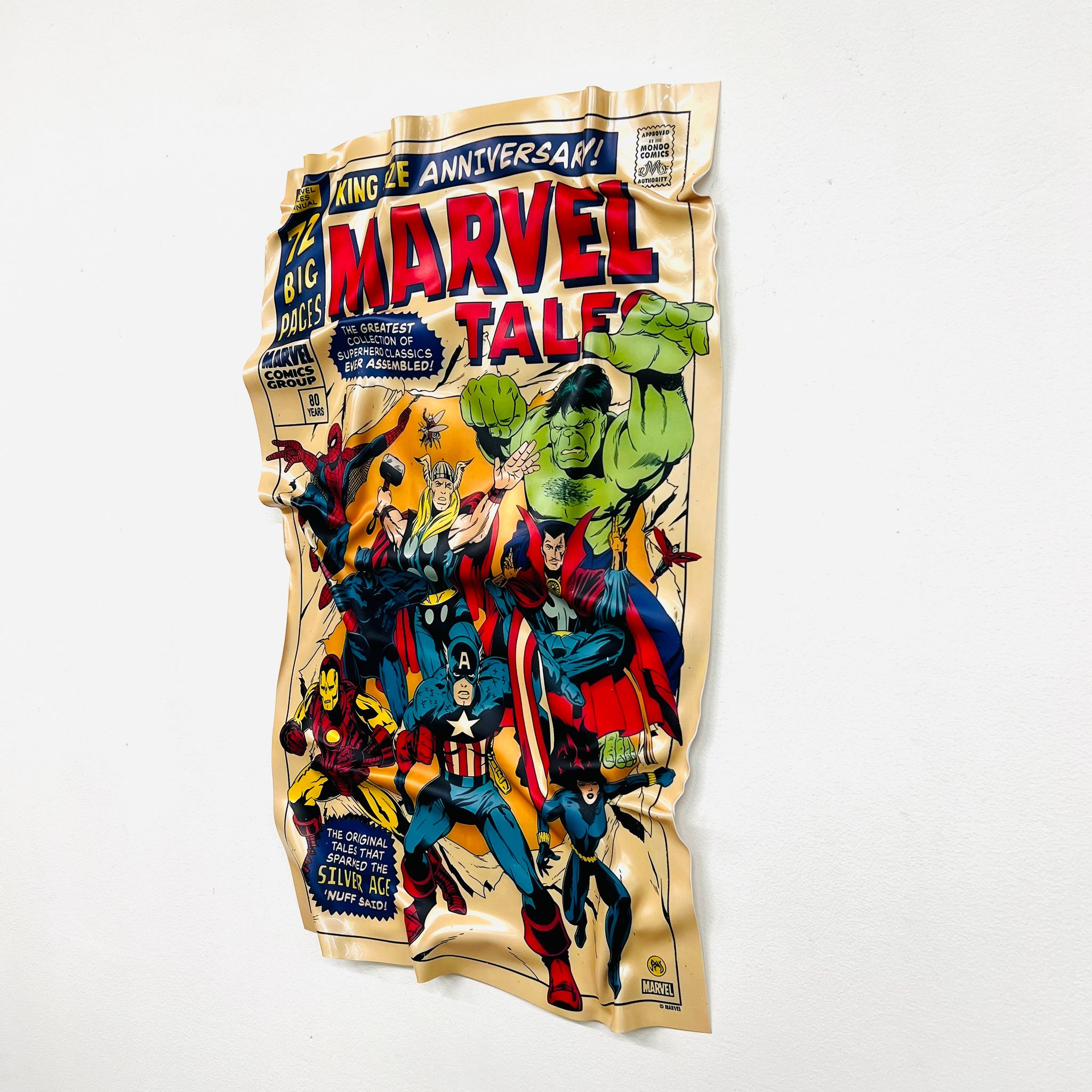 Sculpture Murale - Marvel Cover