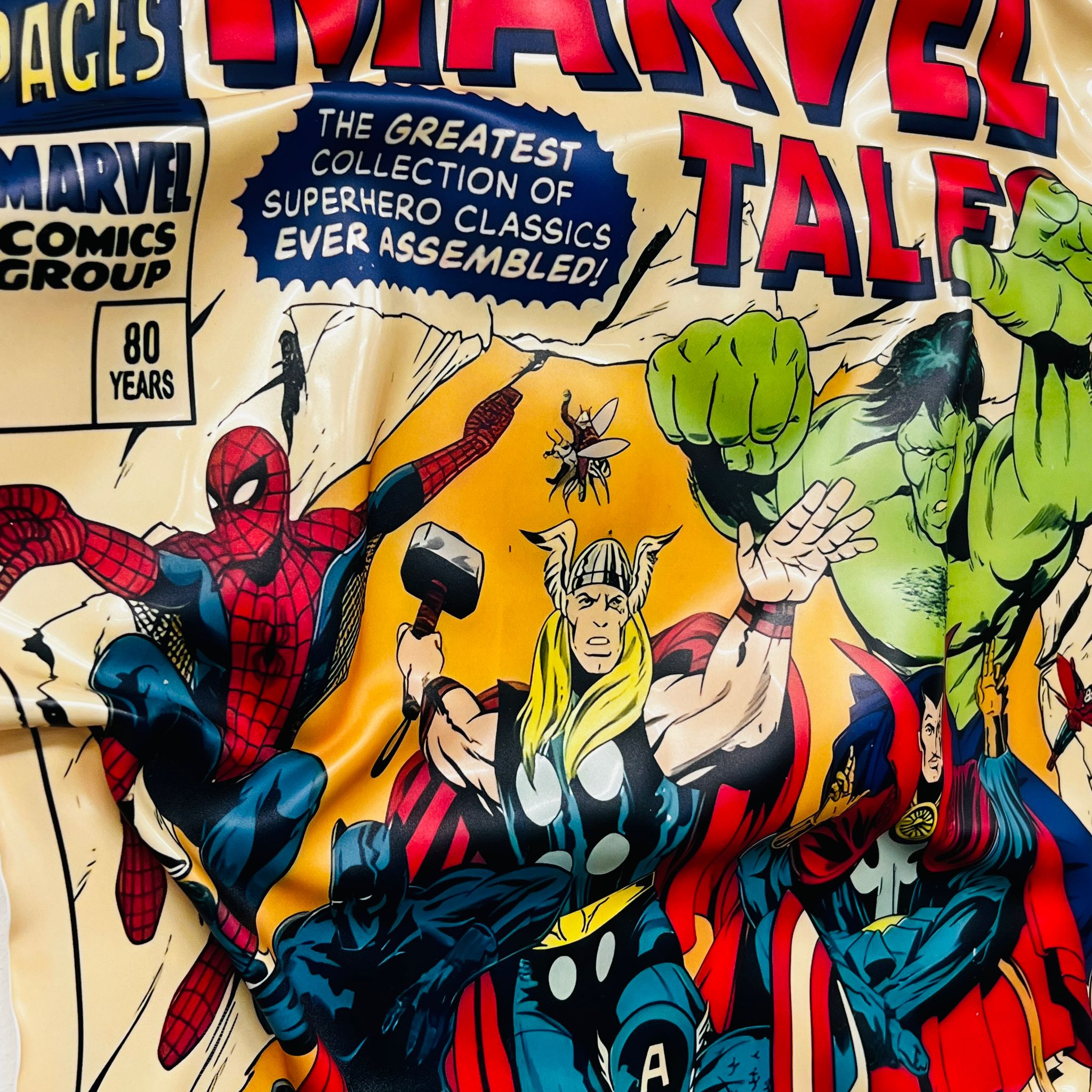 Tableau froissé - Marvel Cover