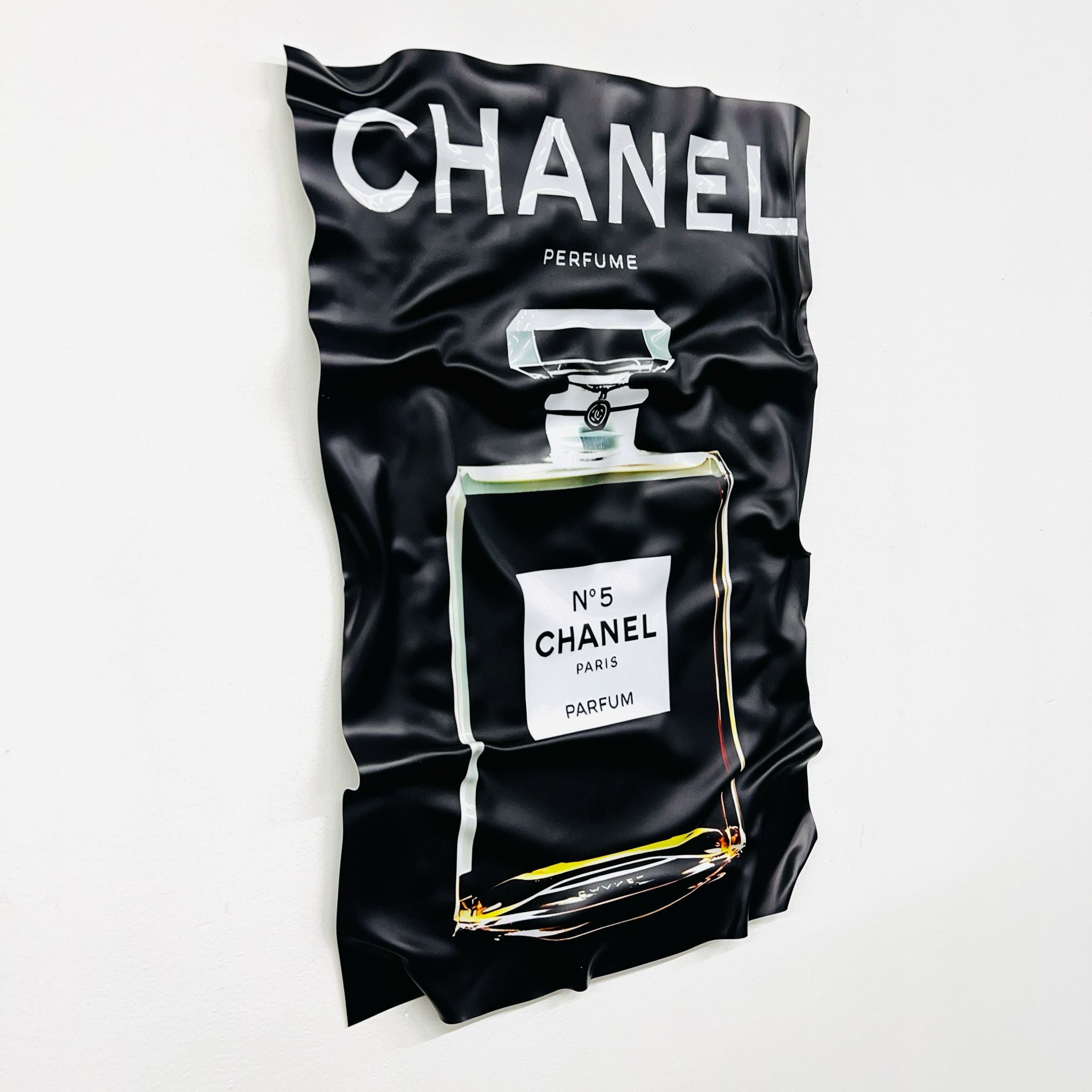 Tableau froissé - Chanel N5 Pub