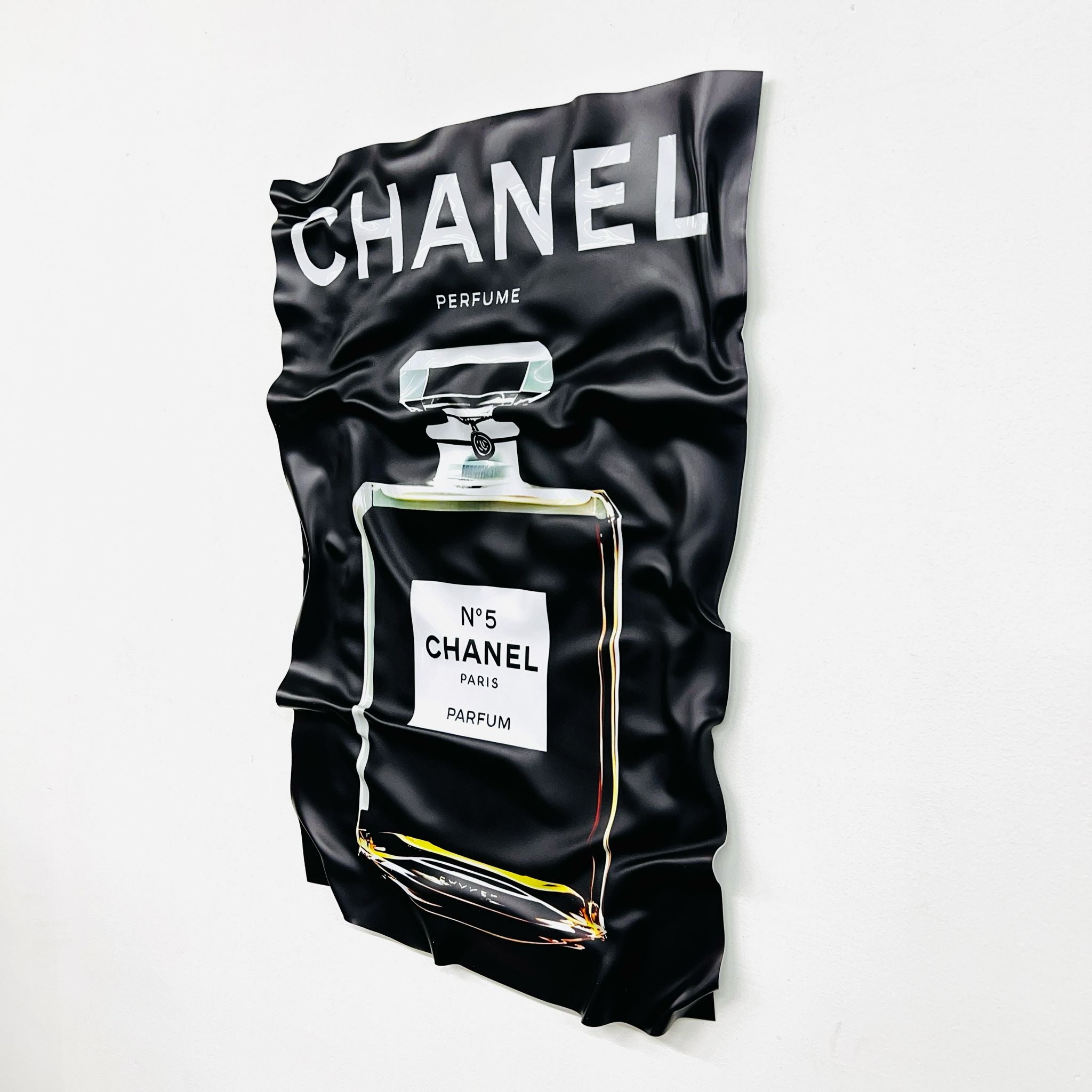 Tableau froissé - Chanel N5 Pub