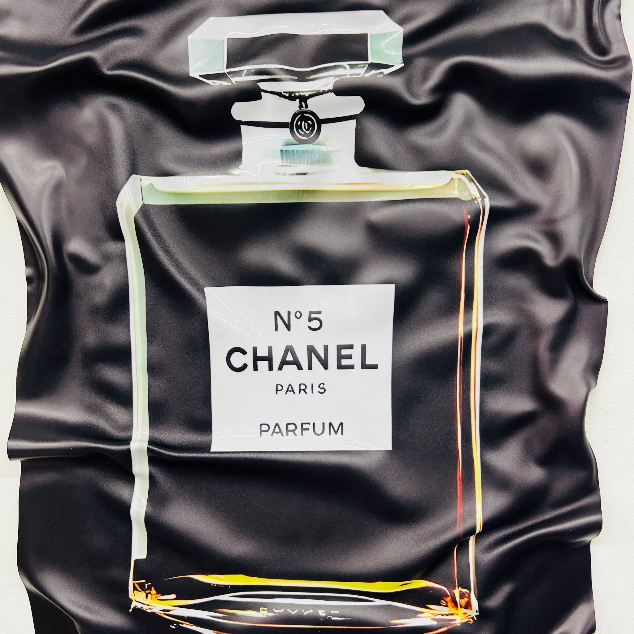 Tableau froissé - Chanel N5 Pub