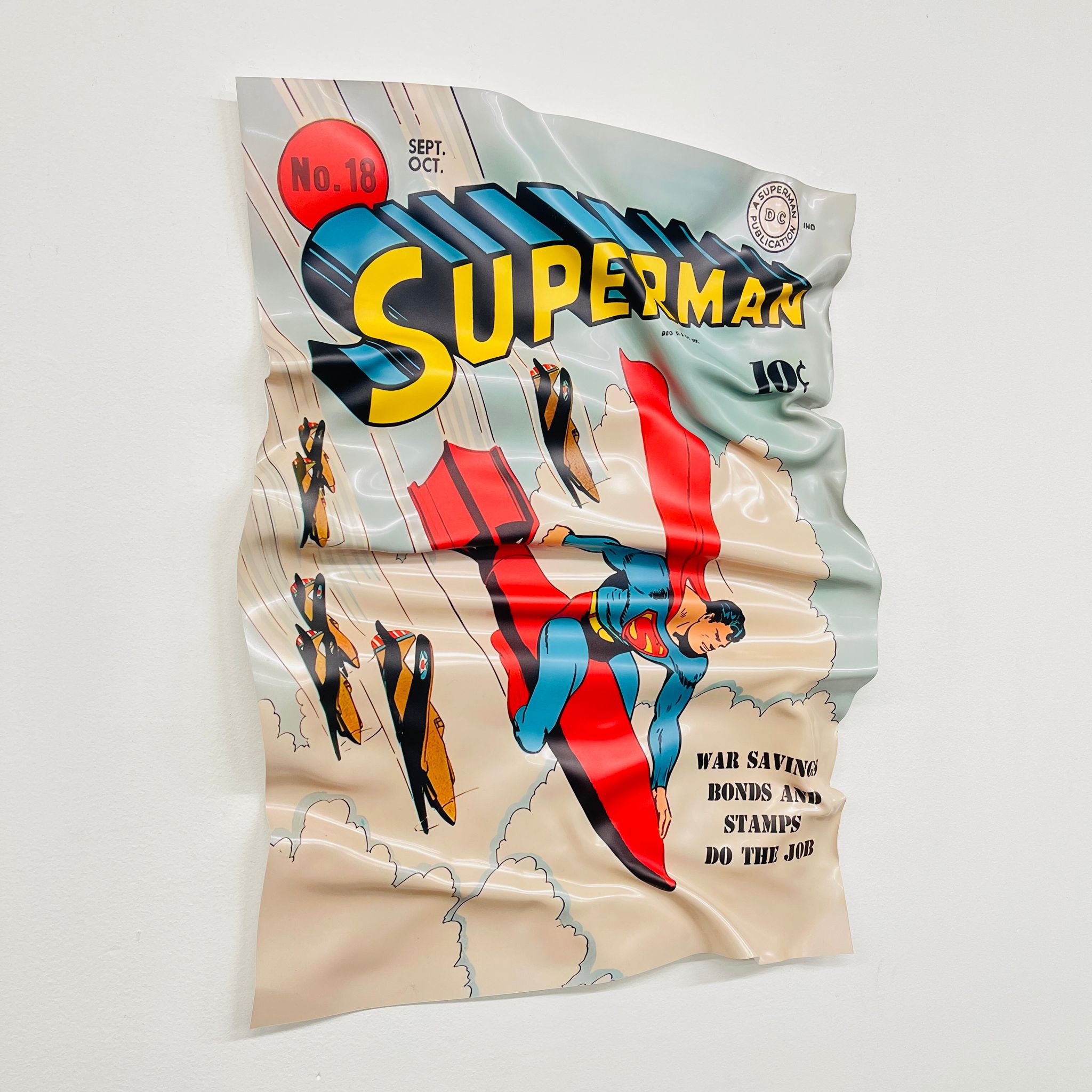 Tableau froissé - Superman