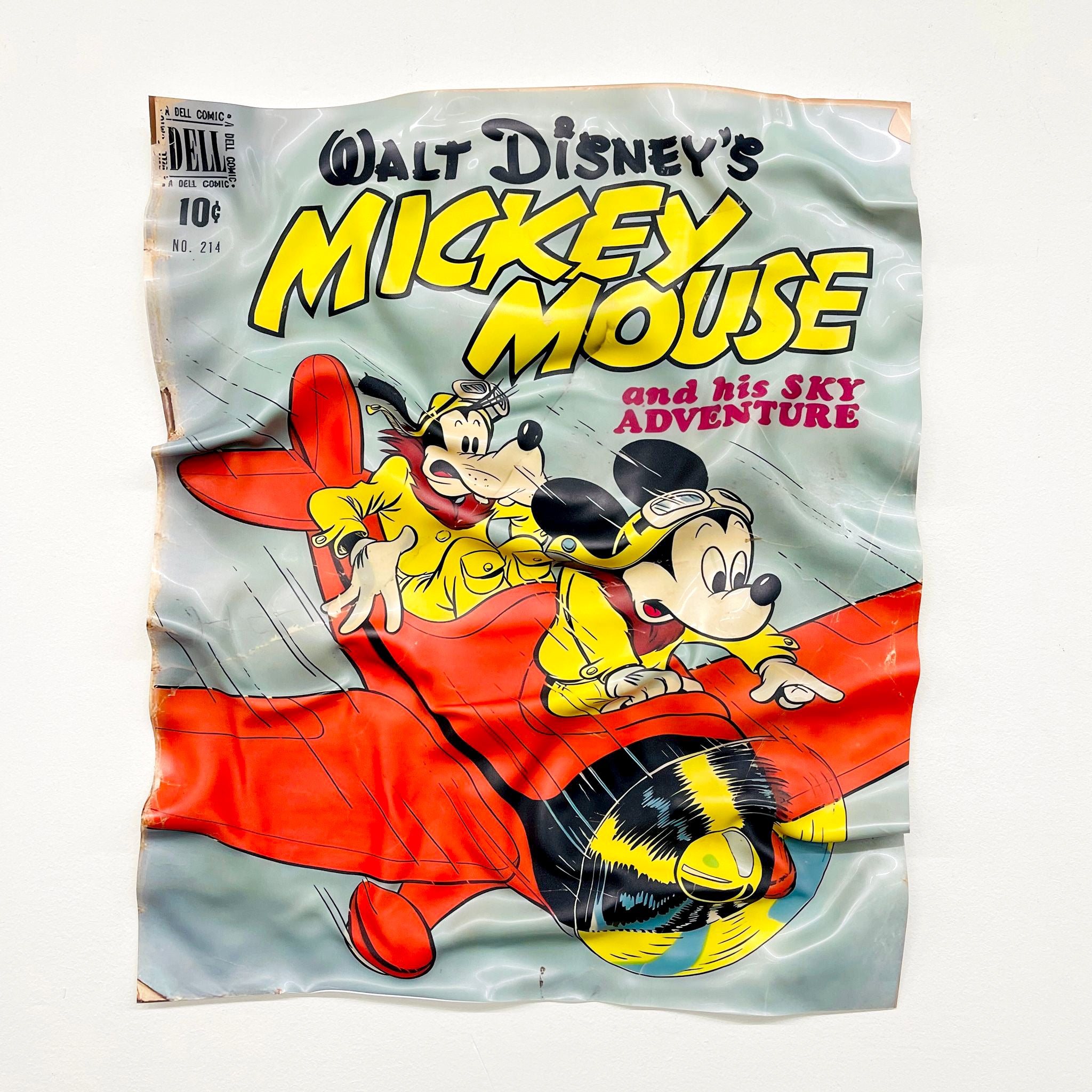 Tableau froissé - Mickey Mouse