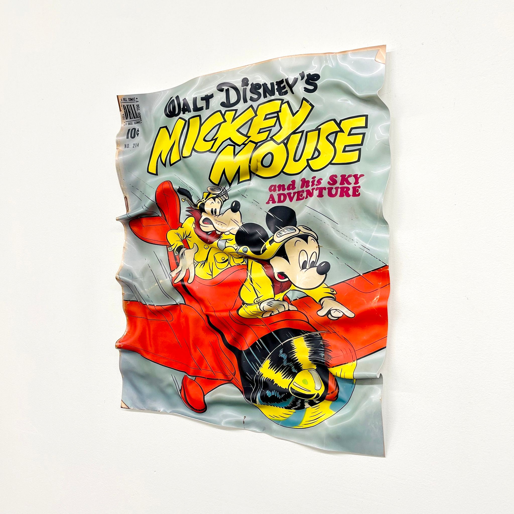 Tableau froissé - Mickey Mouse