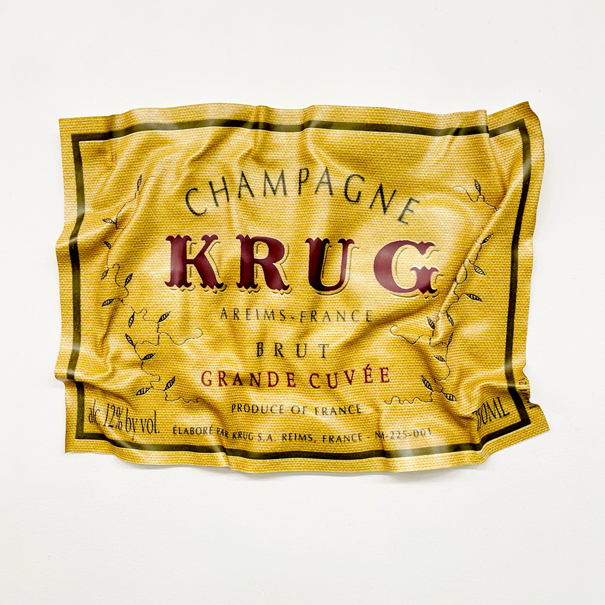 Tableau froissé - Krug Champagne