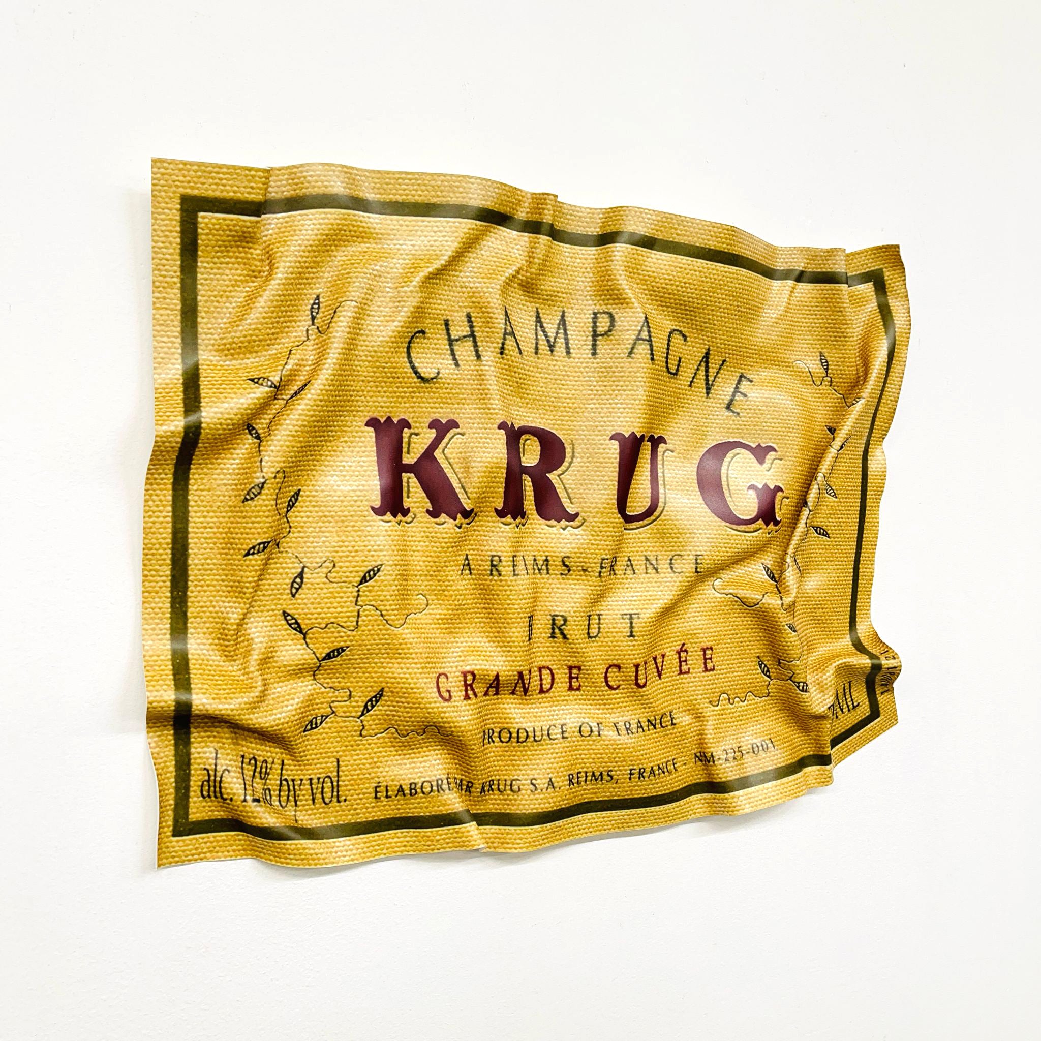 Tableau froissé - Krug Champagne