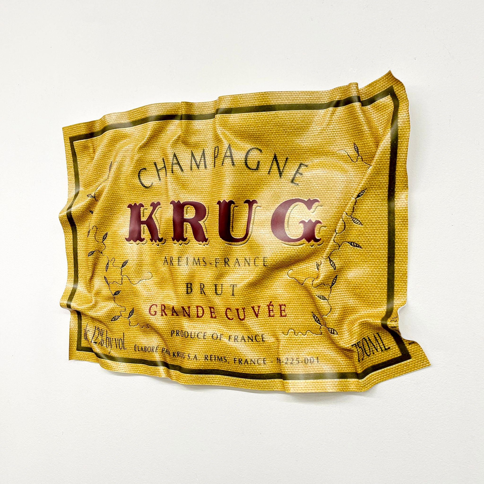 Tableau froissé - Krug Champagne