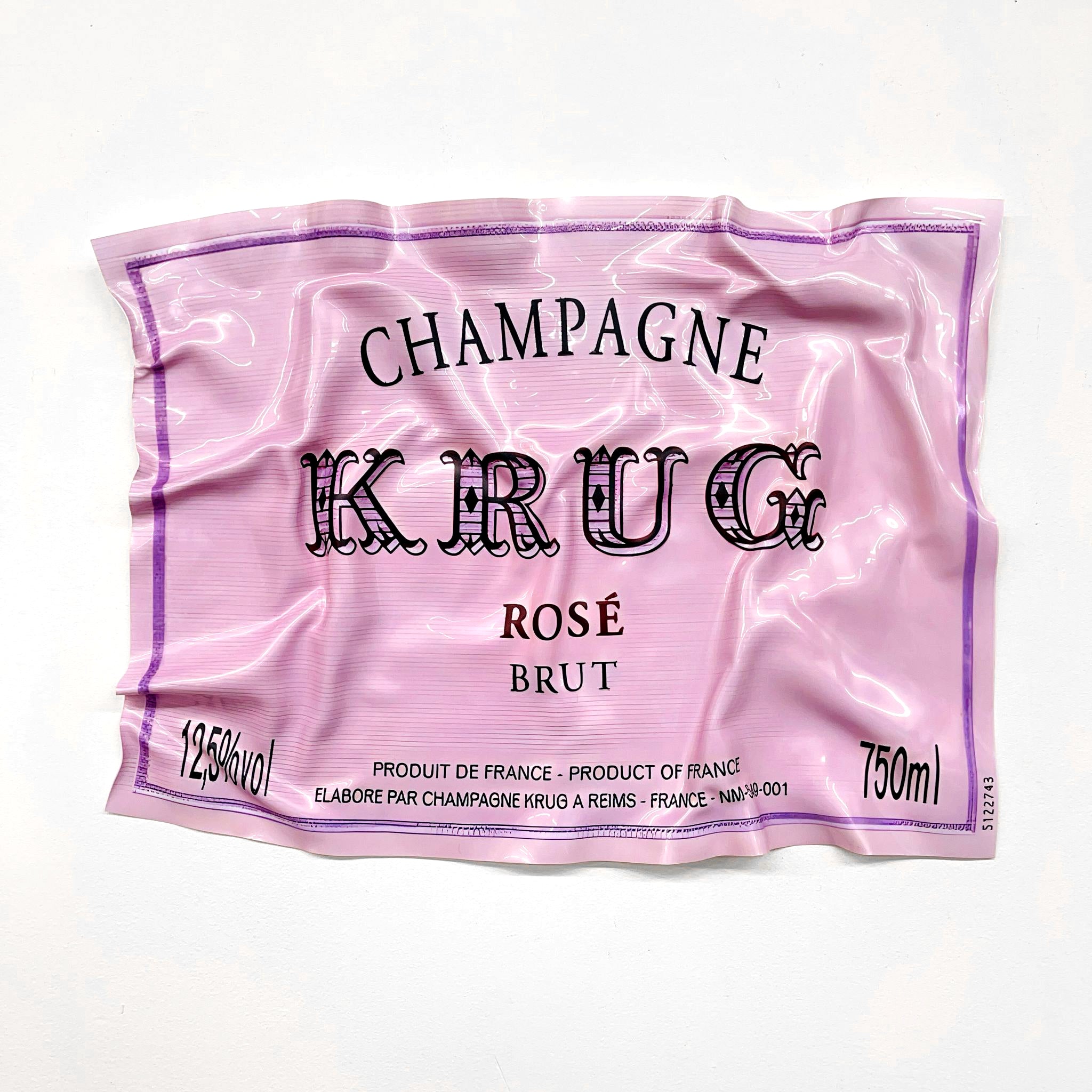 Tableau froissé - Krug Rosé Champagne