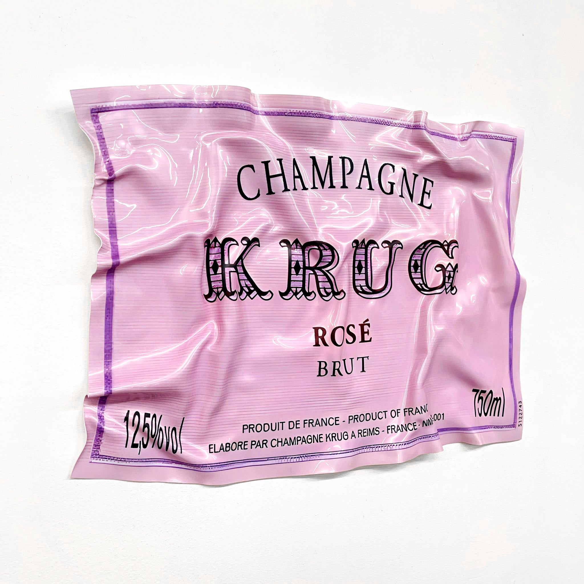 Tableau froissé - Krug Rosé Champagne