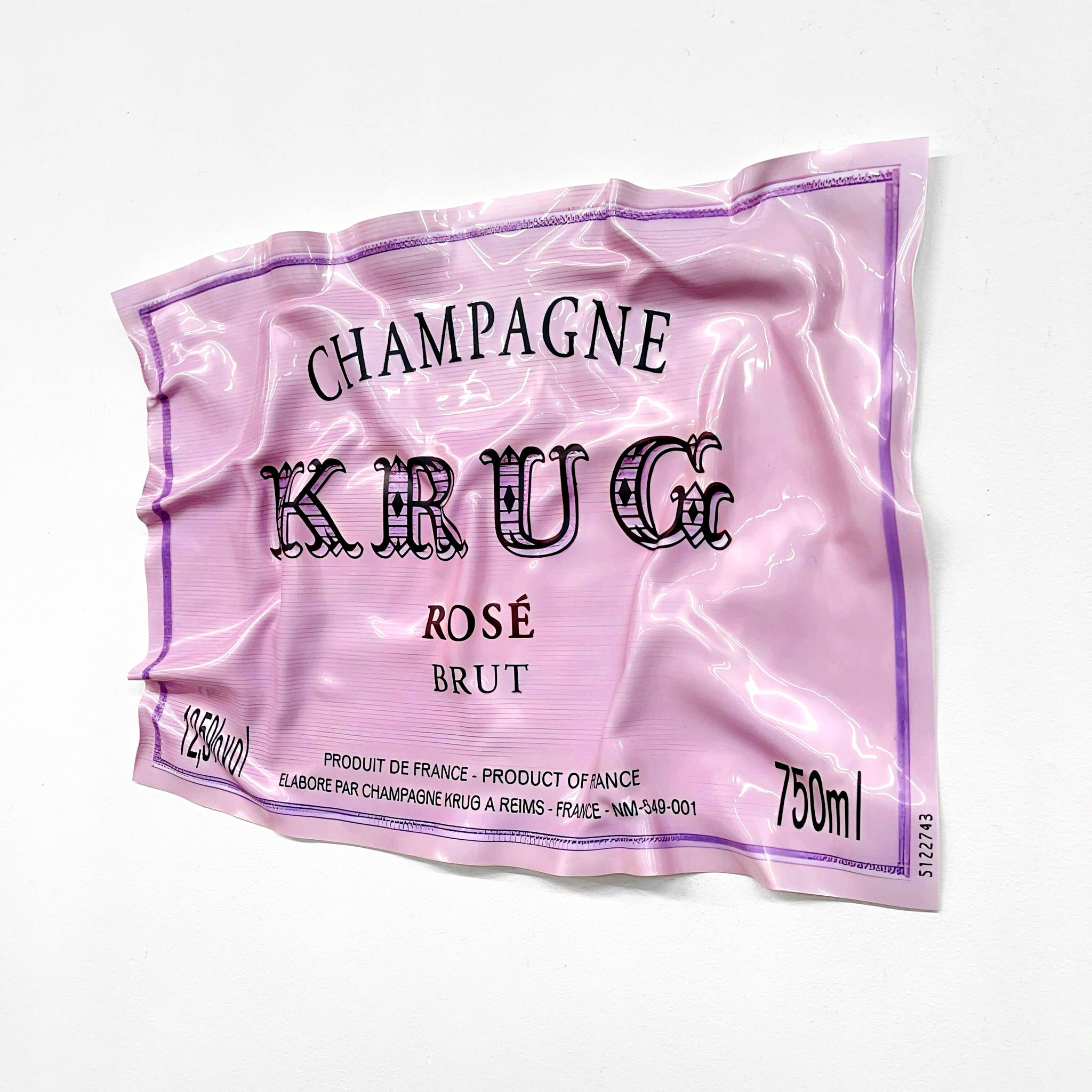 Tableau froissé - Krug Rosé Champagne