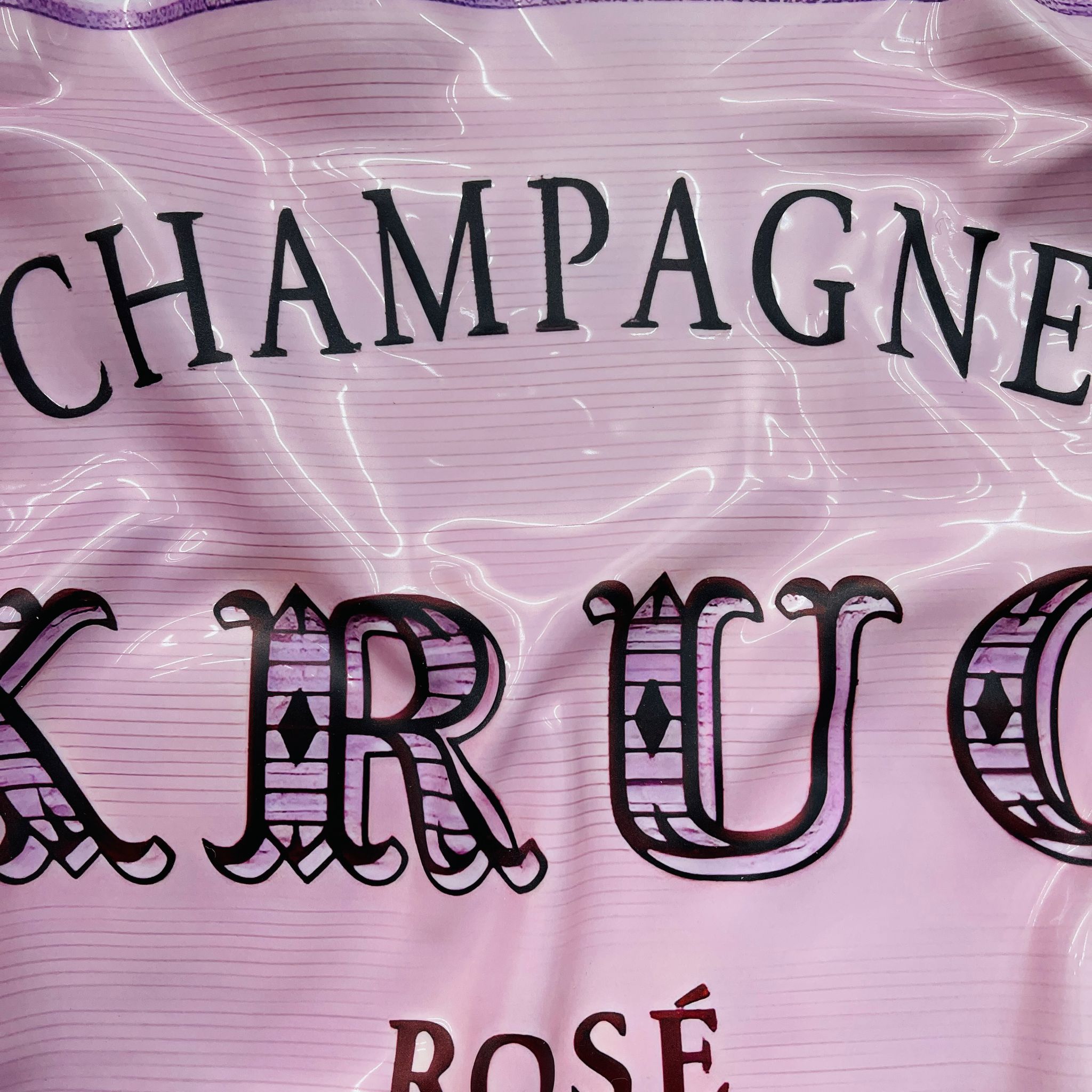 Tableau froissé - Krug Rosé Champagne