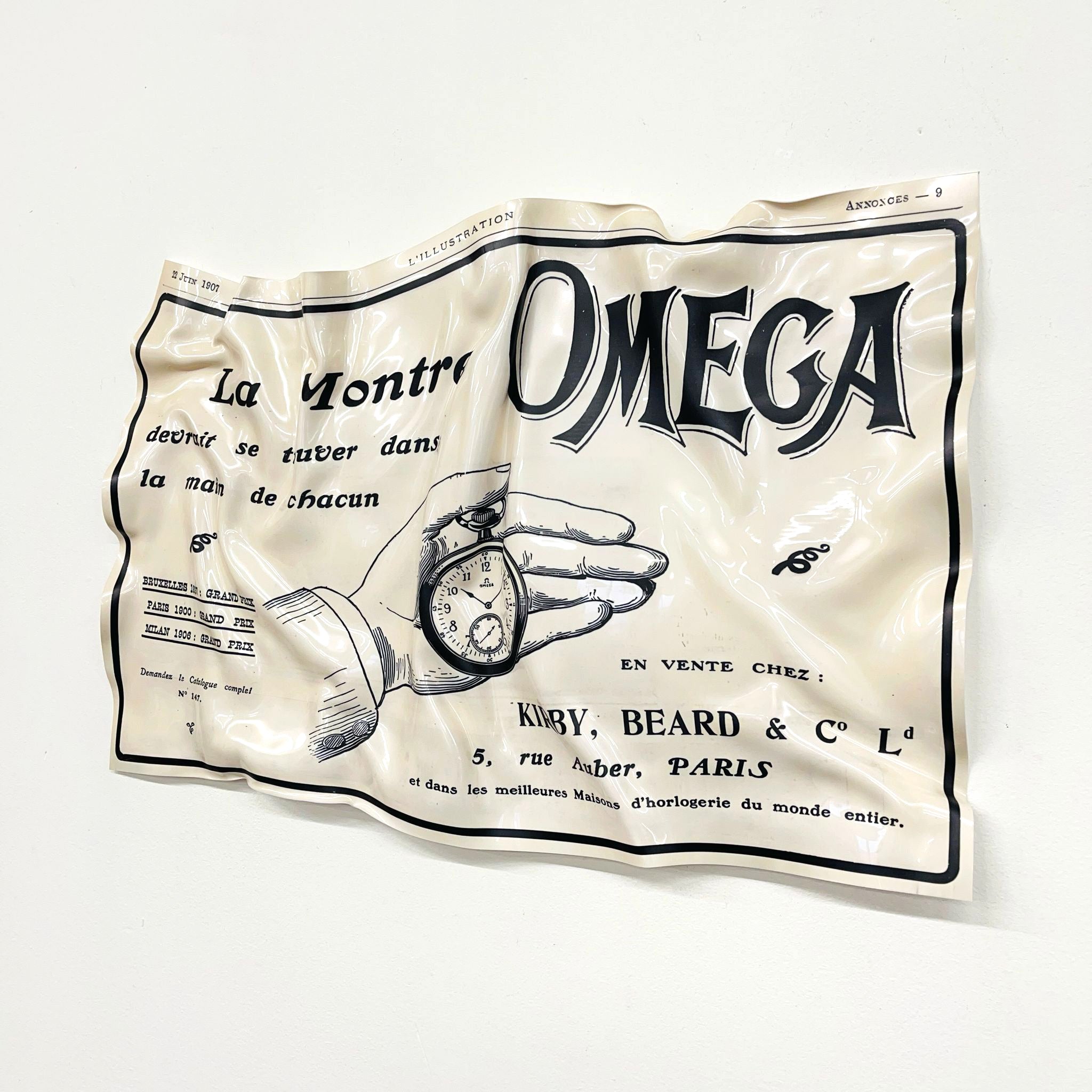 Tableau froissé - Omega