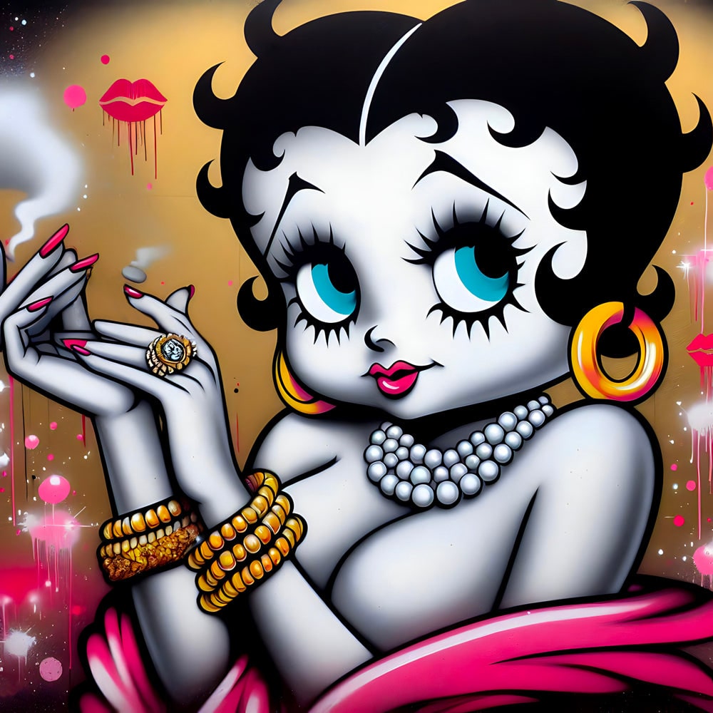 Betty Boop - Tableau Pop Art - Fabulartz.fr 