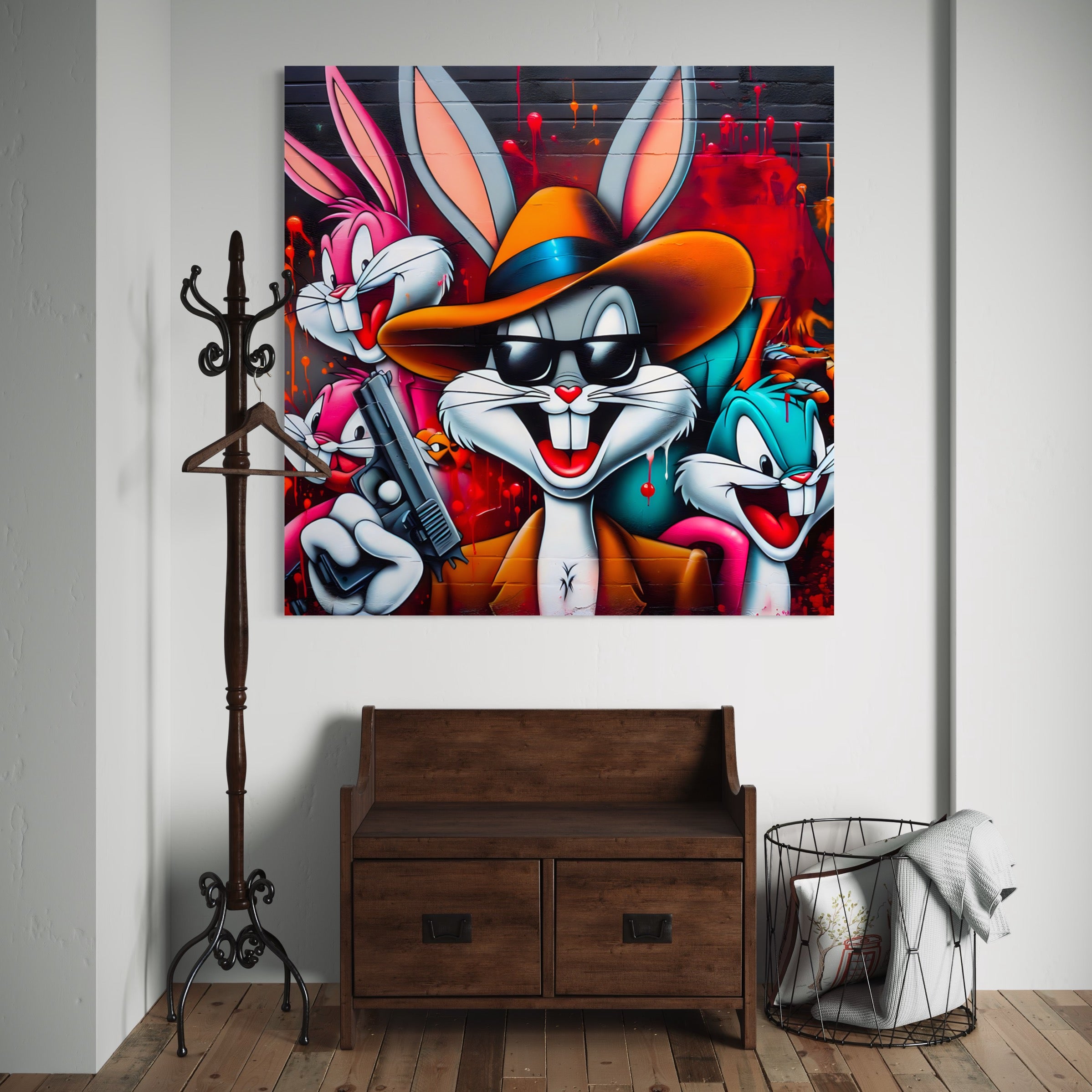 Bugs Bunny Party - Tableau Pop Art - Fabulartz.fr 