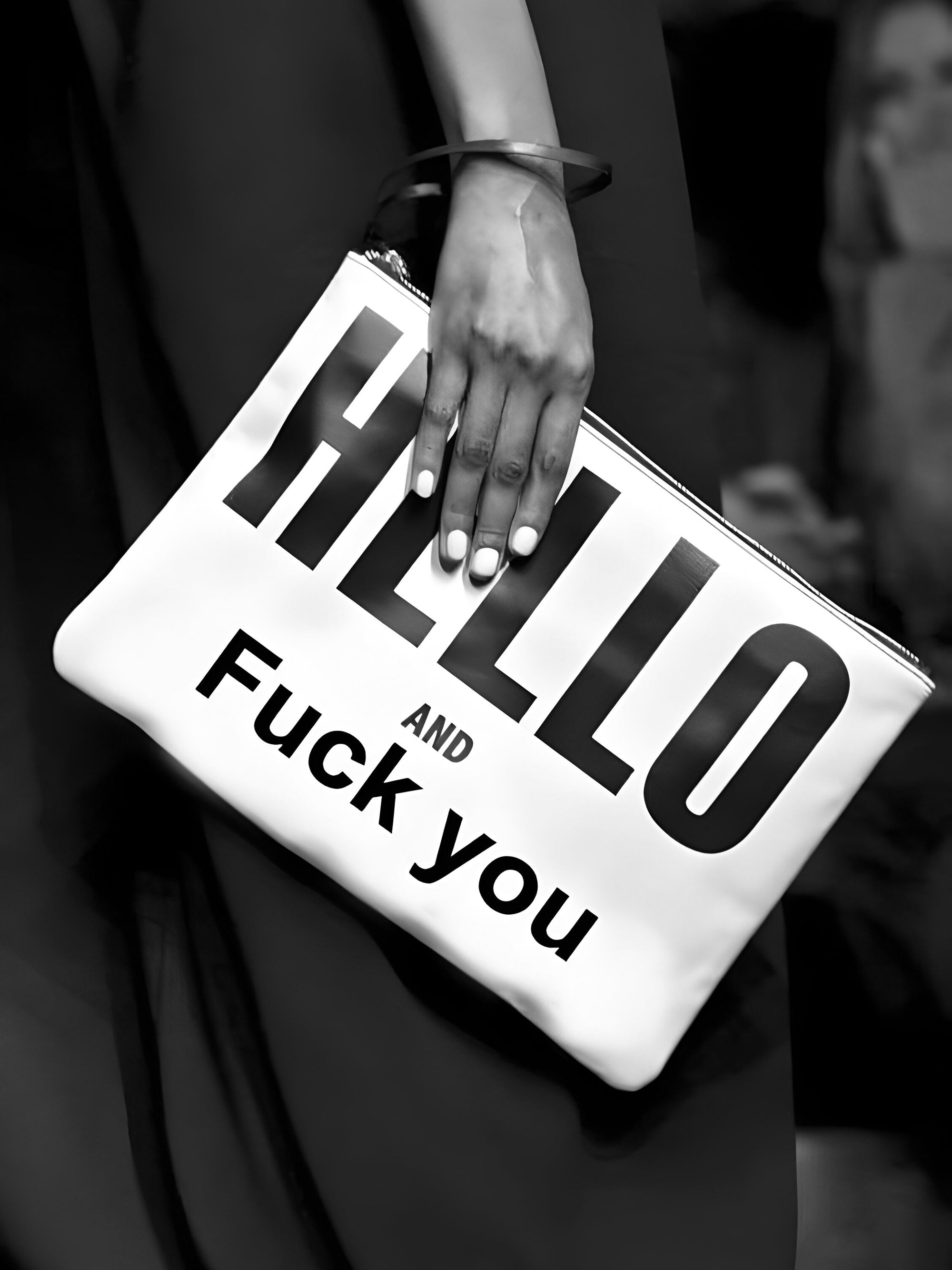 Tableau Vintage - Hello And F*** You