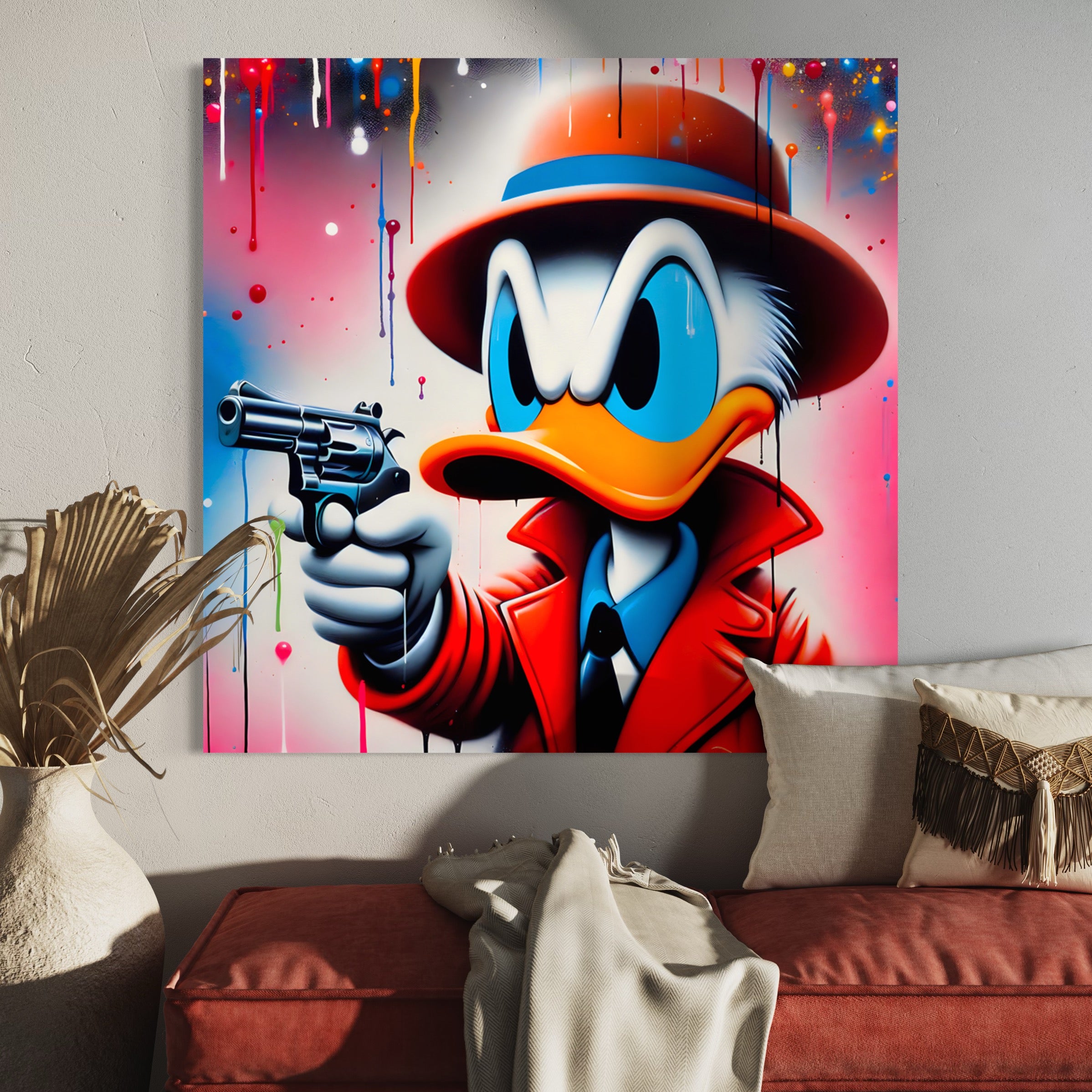 Donald Gun - Tableau Pop Art - Fabulartz.fr 