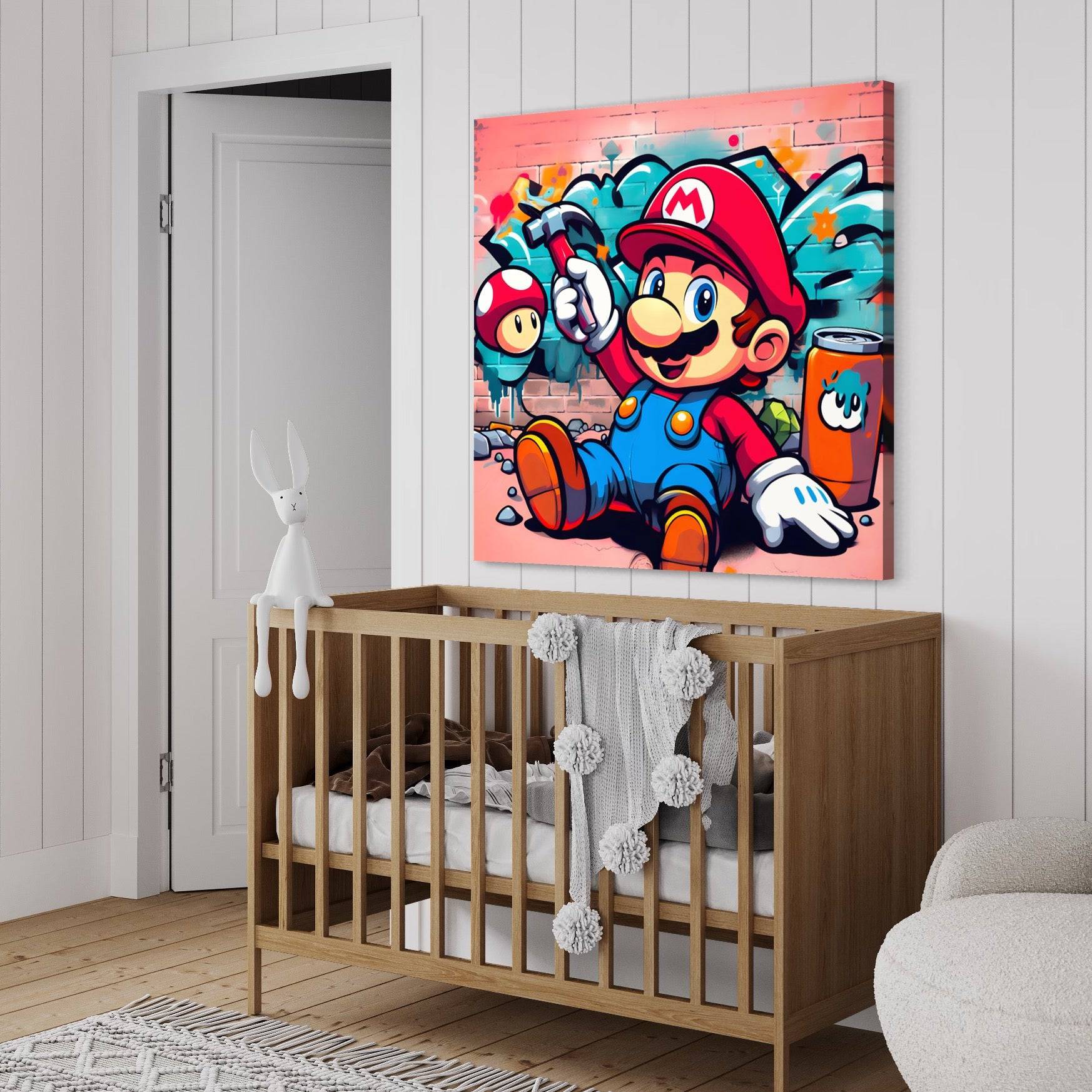 Super Mario - Tableau Enfant - Fabulartz.fr 