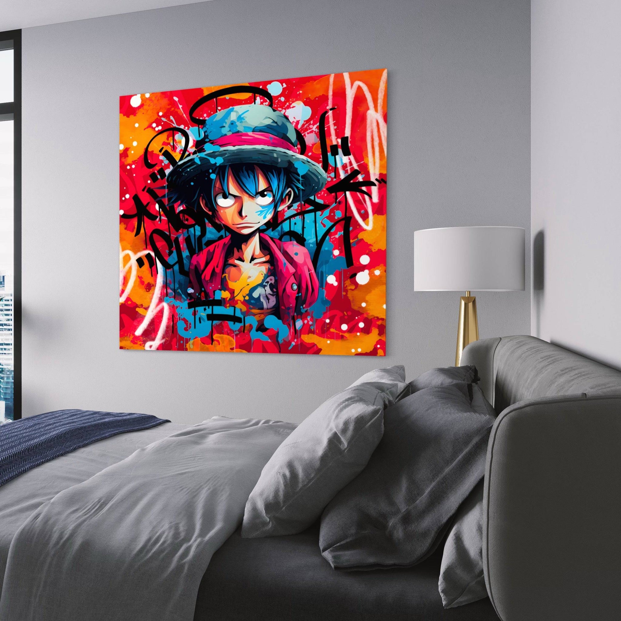 Tableau One Piece Luffy Pop Art – Décoration Murale Moderne | Fabulartz.fr