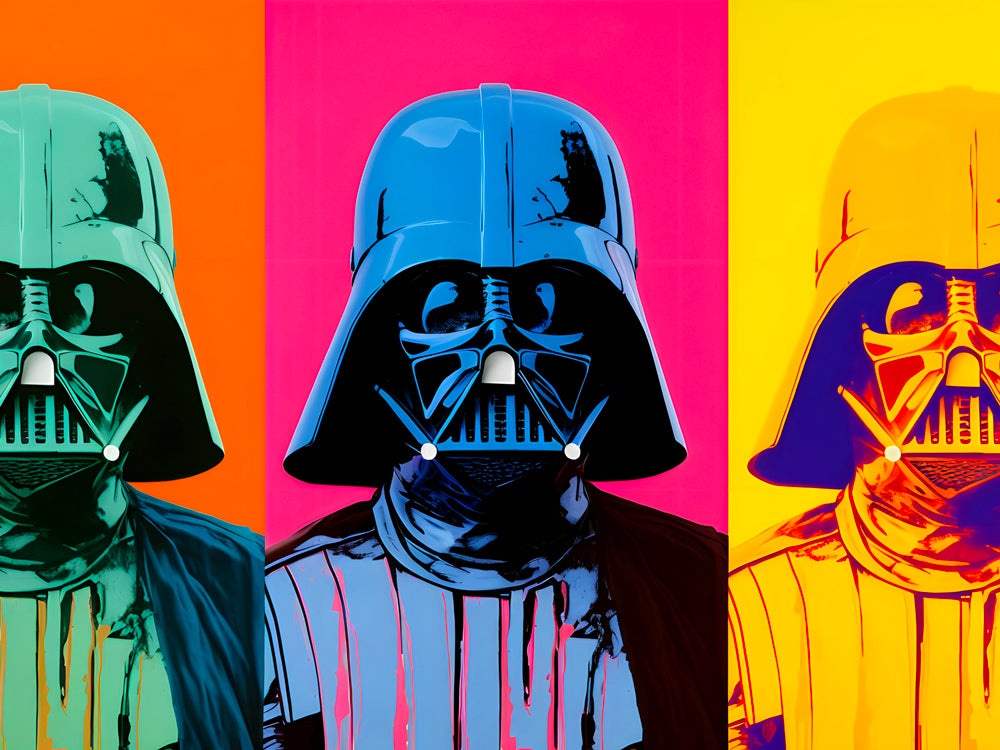Tableau Star Wars - Pop Art Dark Vador - Décoration Murale Multicolore - Fabulartz.fr 