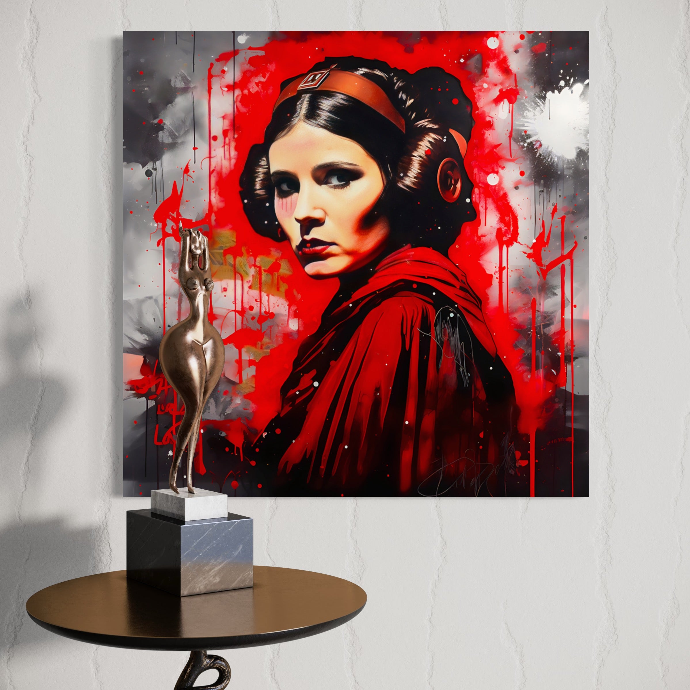 Tableau Star Wars - Princesse Leia - Décoration Murale Artistique - Fabulartz.fr 