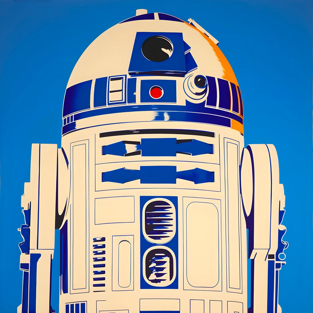Tableau Star Wars - R2-D2 - Décoration Murale Design - Fabulartz.fr 